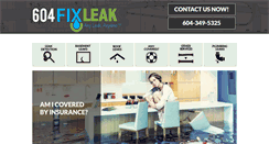 Desktop Screenshot of 604fixleak.com