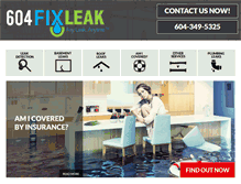 Tablet Screenshot of 604fixleak.com